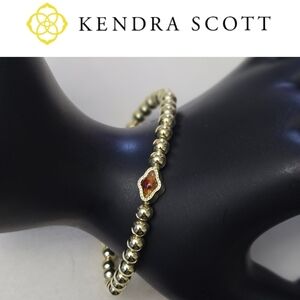 Kendra Scott Abbie Gold Beaded Stretch Bracelet